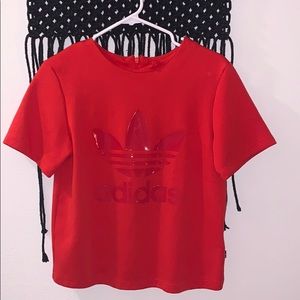 never work ADIDAS shirt!